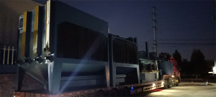 Q6935拋丸機發(fā)往東營市